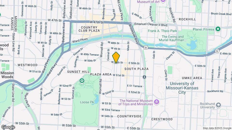 5005-5007 Wyandotte St Mapa y Detalles de la Ubicación