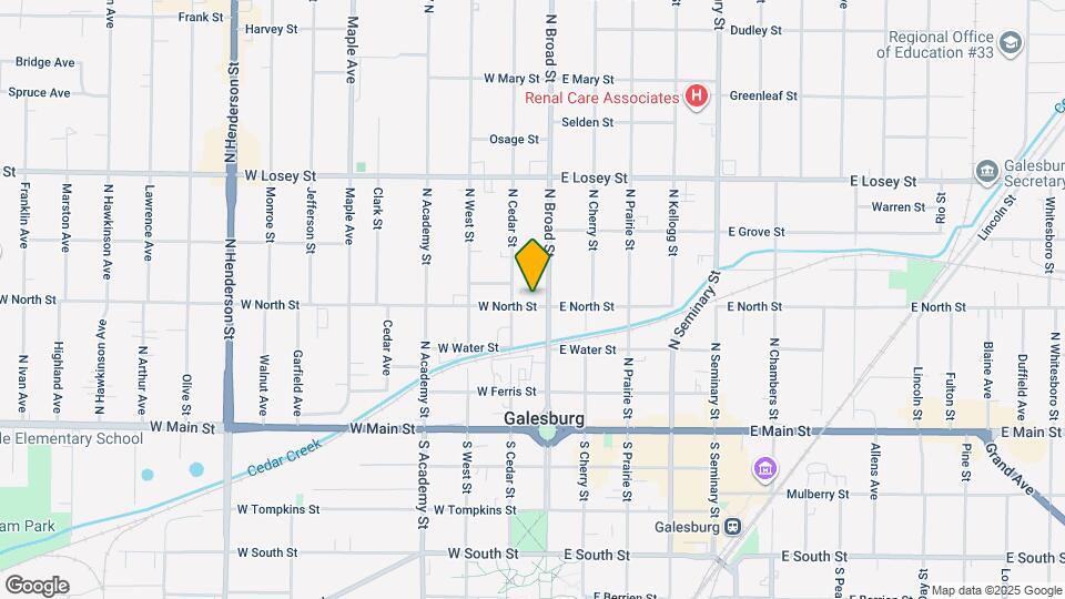 43 W North St Map and Location Details