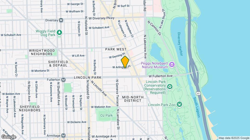 535 W Arlington Pl, Unit 103 Map and Location Details