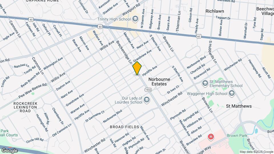 308 Breckenridge Ln Map and Location Details