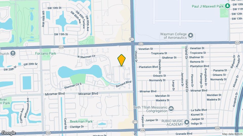 8117 SW 21st Ct Map and Location Details