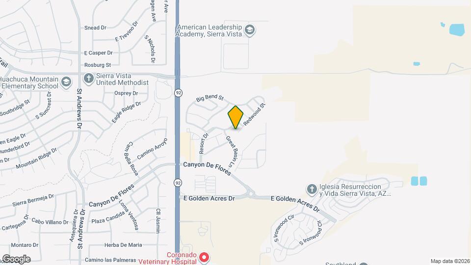 4413 Redwood St Map and Location Details