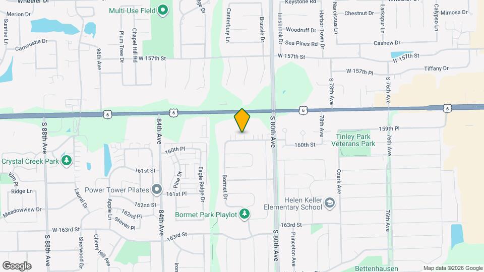 8114 160th St Map and Location Details