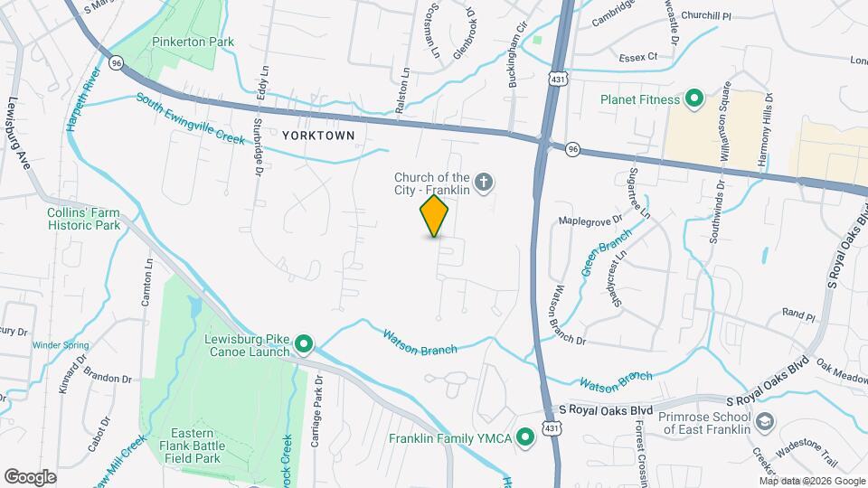 611 Band Dr Map and Location Details