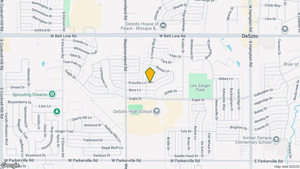 656 Priscilla Ln Map and Location Details