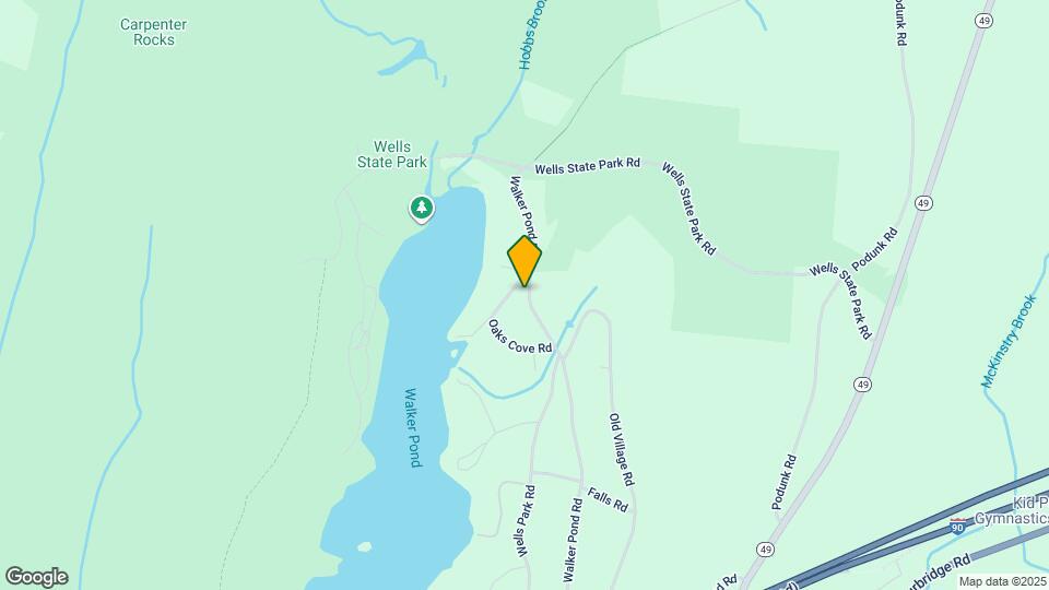 135 Walker Pond Rd Map and Location Details