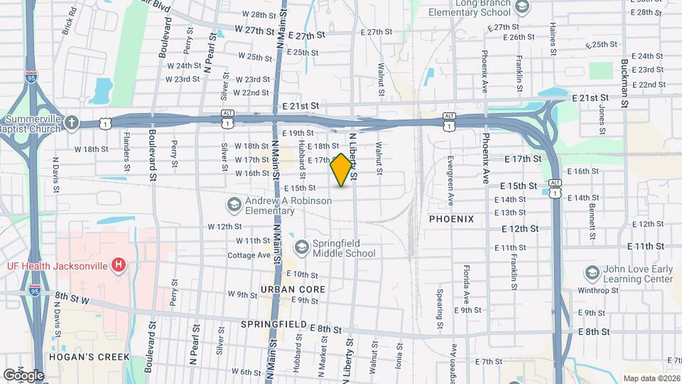 226 E 15th St Map and Location Details