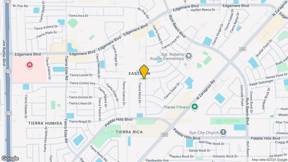 3141 Tierra Mina Dr Map and Location Details