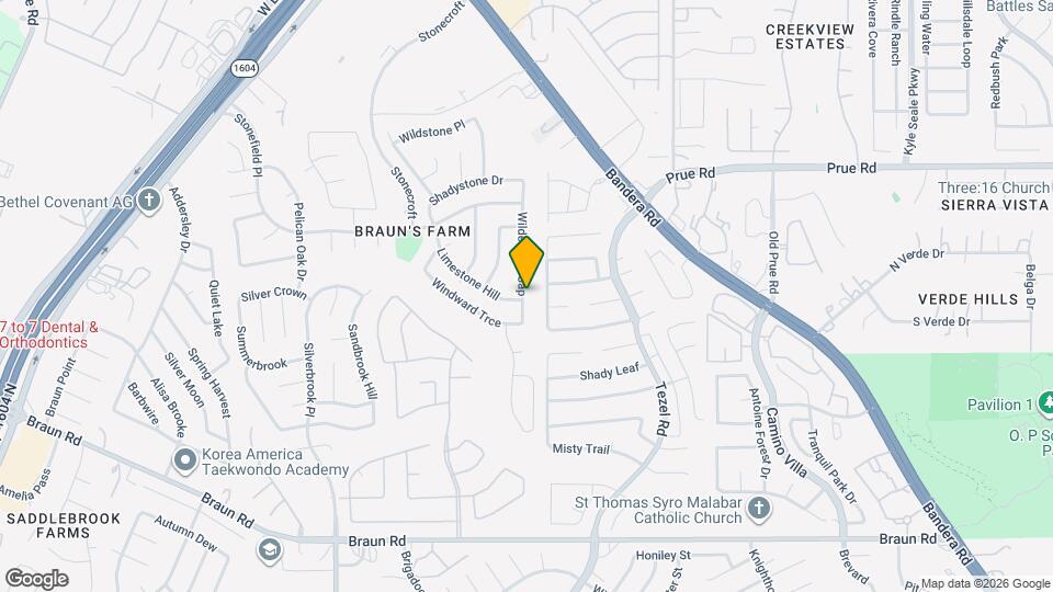 10102 Wilderness Gap Map and Location Details