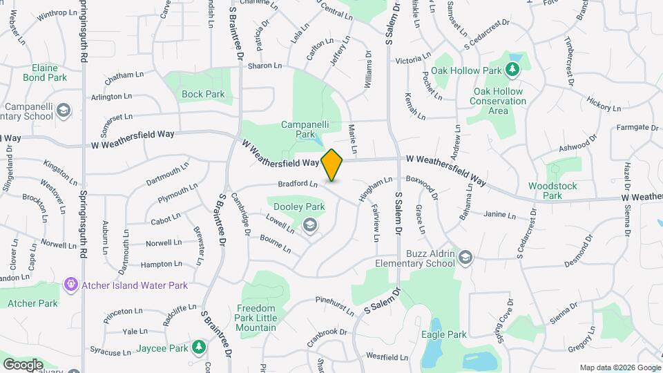 924 Bradford Ln Map and Location Details