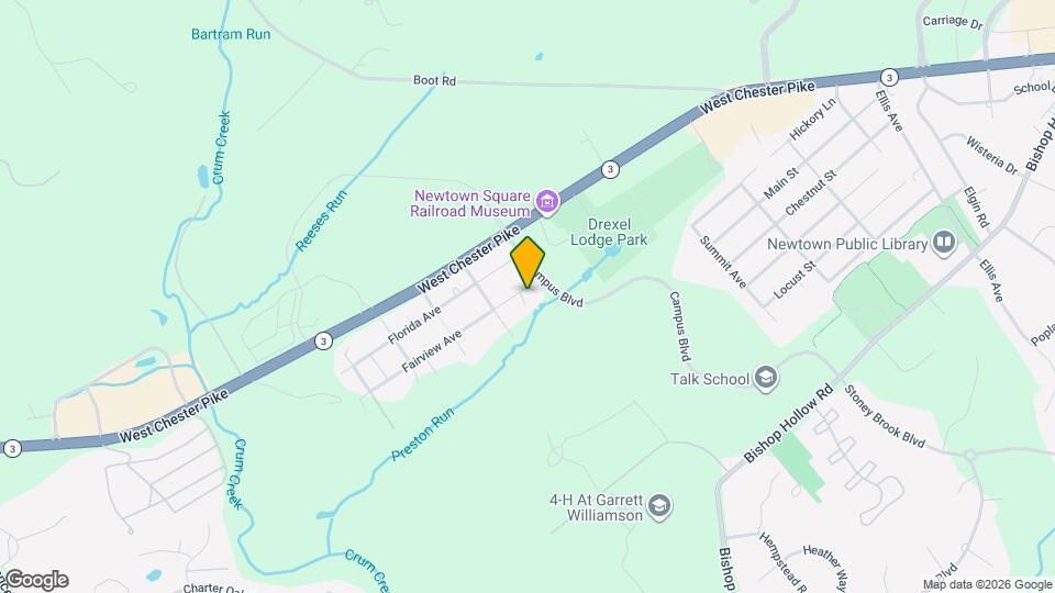 4240 Fairview Ave Map and Location Details