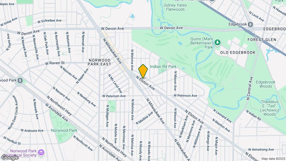 6109 N Elston Ave Map and Location Details