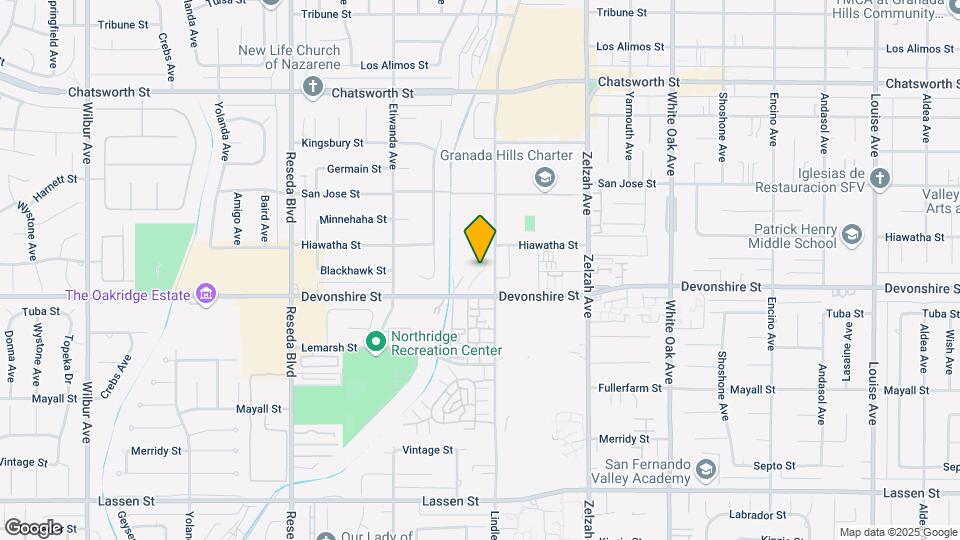 10331 Lindley Ave Map and Location Details