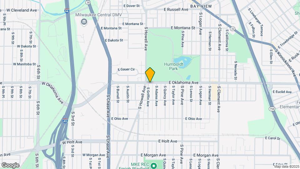 421 E Oklahoma Ave, Unit UPPER Mapa y Detalles de la Ubicación