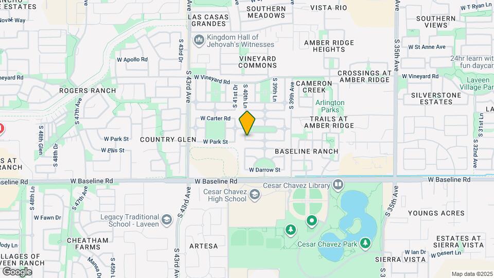 7237 S 40th Ln Map and Location Details