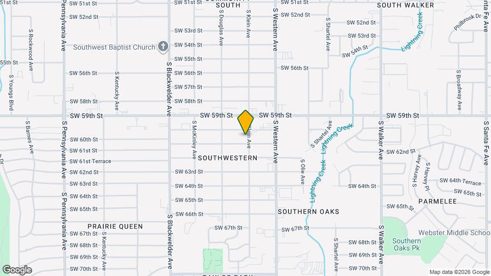 6111 S Klein Ave Map and Location Details