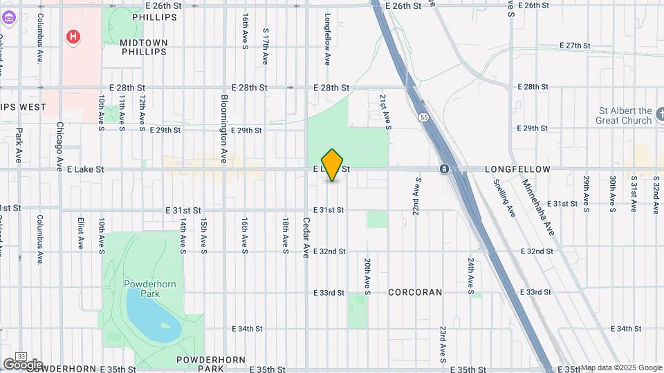 3021 Longfellow Ave Map and Location Details