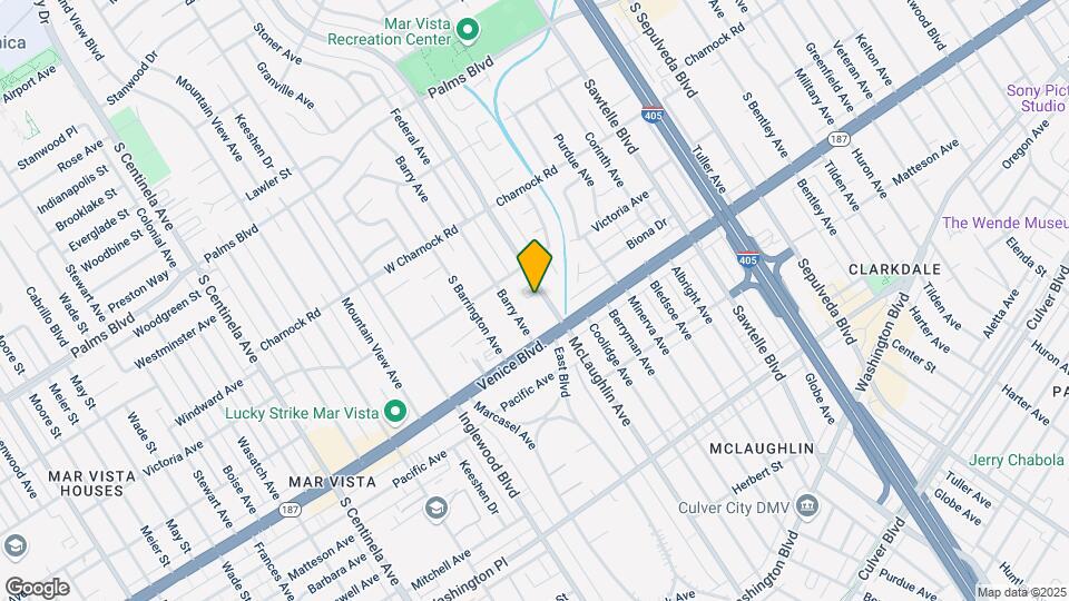 3739 McLaughlin Ave Map and Location Details