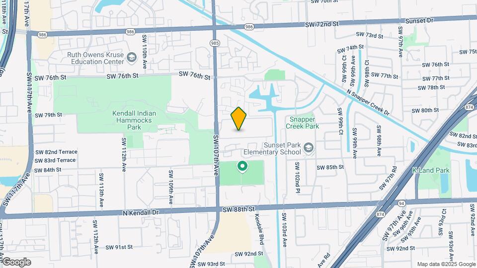 8065 SW 107th Ave Map and Location Details