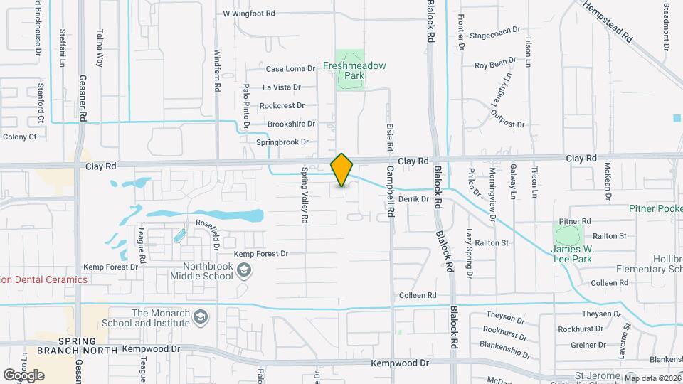 9517 Clanton St Map and Location Details