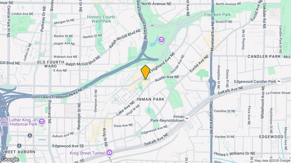 299 N Highland Ave NE Map and Location Details