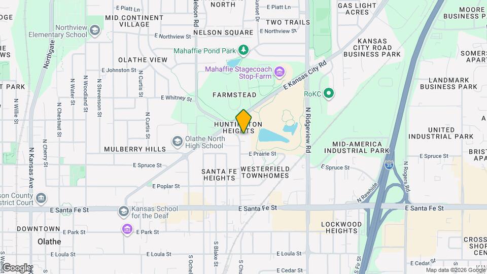 1046 E Huntington Cir Map and Location Details