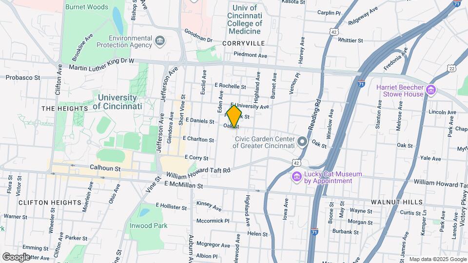 2667 Bellevue Ave Map and Location Details