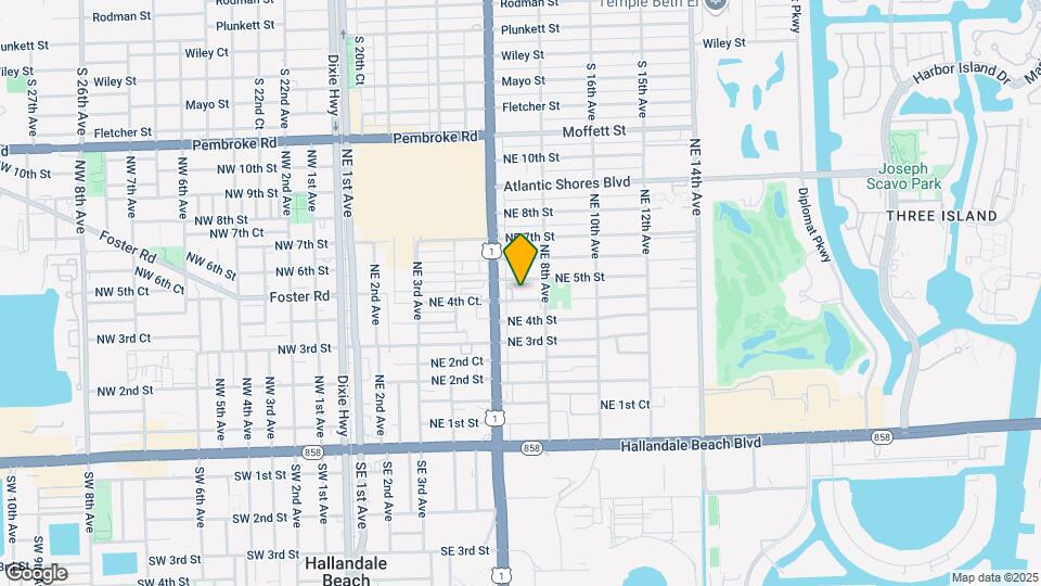 701 NE 4th Ct. Map and Location Details