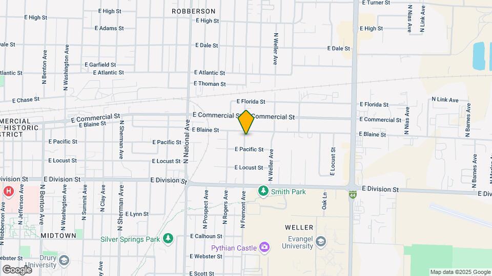 1722 N Fremont Ave Map and Location Details