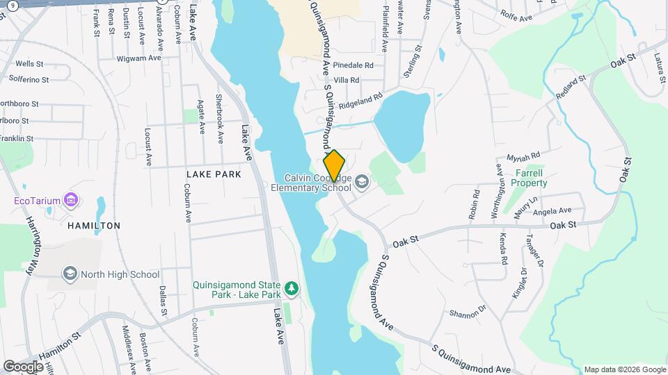 136 S Quinsigamond Ave Map and Location Details