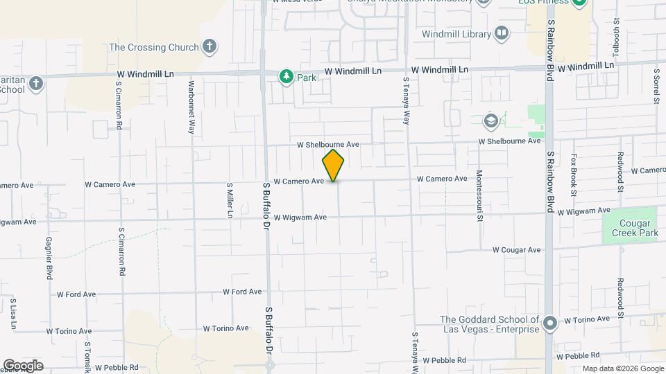 7595 W Camero Ave Map and Location Details