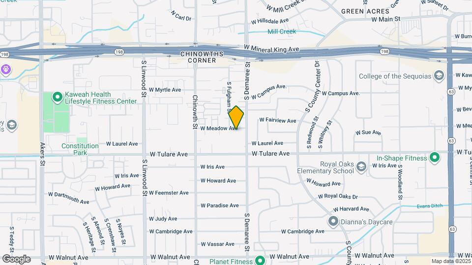 3805 W Meadow Ave Map and Location Details