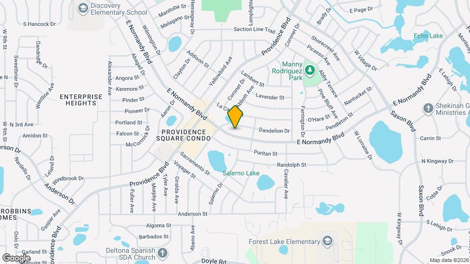 1358 E Normandy Blvd Map and Location Details