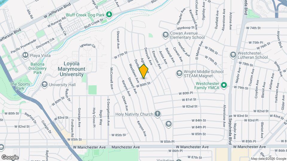 7941 Dunbarton Ave Map and Location Details