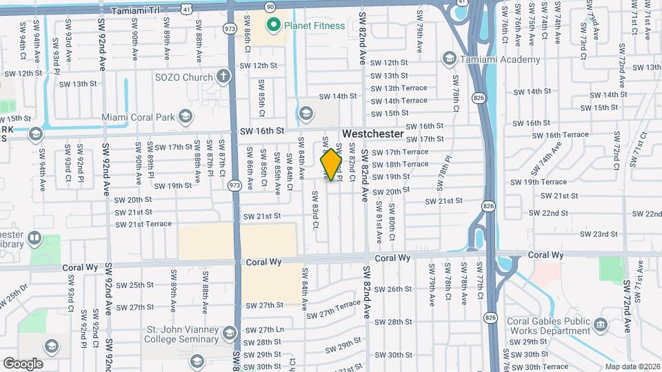 1921 SW 83rd Ave Mapa y Detalles de la Ubicación