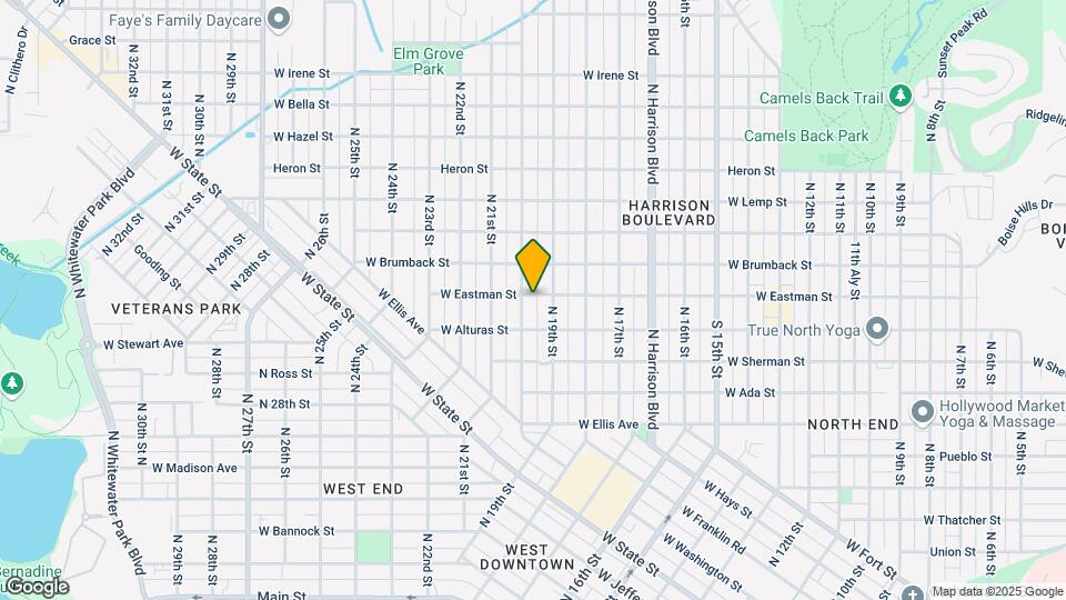 1020 N 20th St Map and Location Details