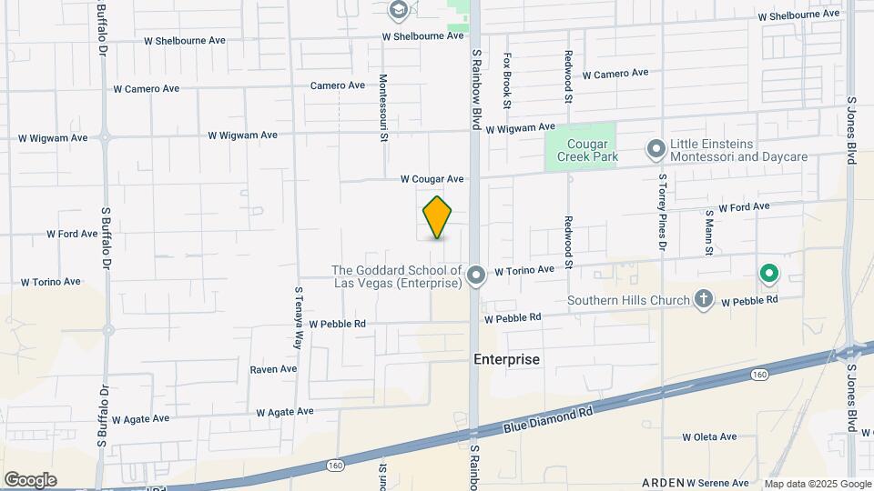 6985 Solano Cyn Ave Map and Location Details