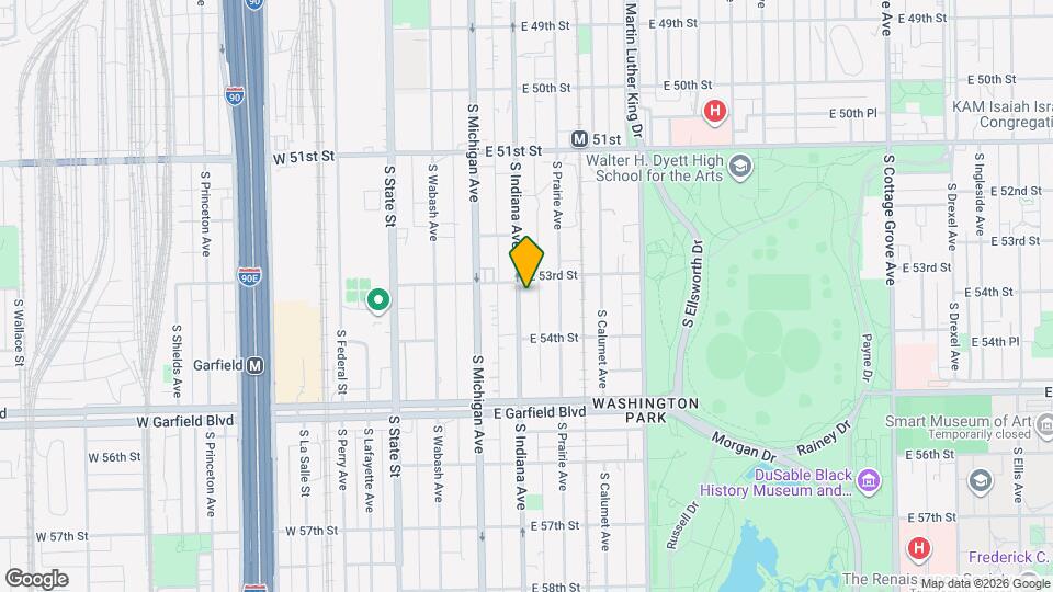 5319 S Indiana Ave Mapa y Detalles de la Ubicación