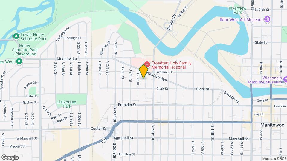 722 S 22nd St Map and Location Details