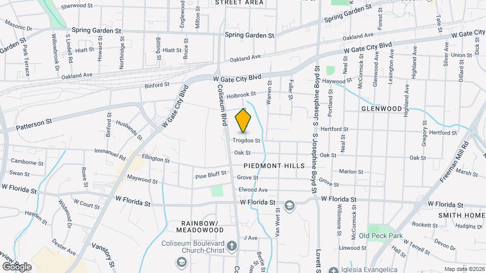 1900 Trogdon St Map and Location Details