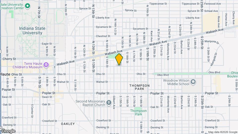 103 S 15th St Map and Location Details
