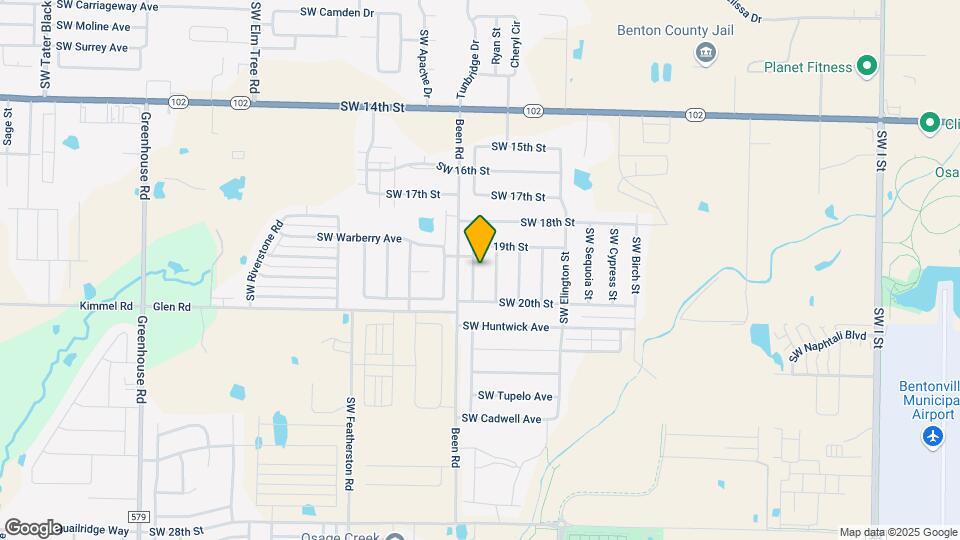 1907 SW Columbus Rd Map and Location Details