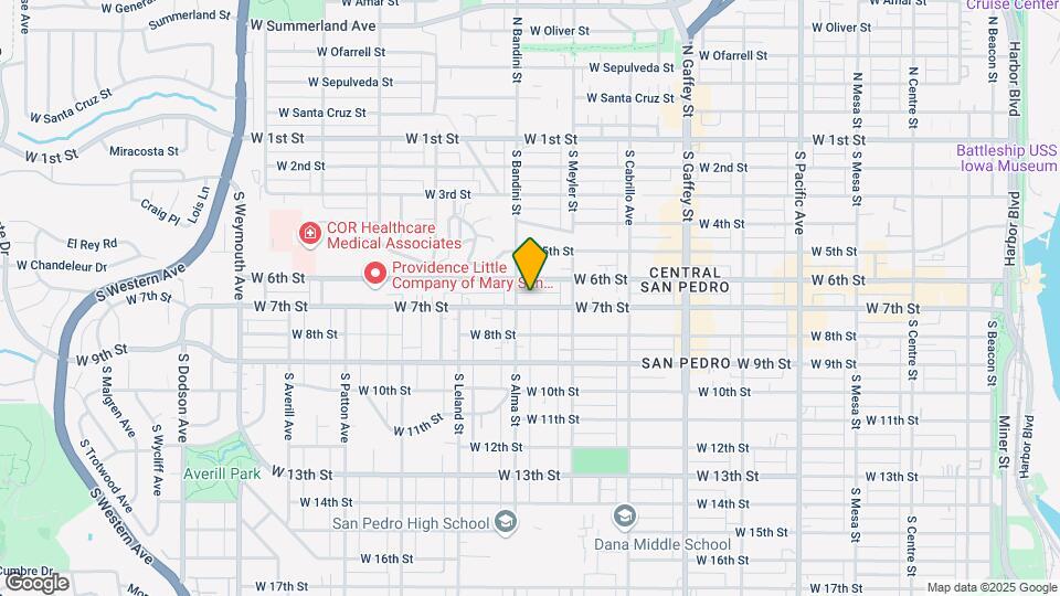 980 W 7th St Mapa y Detalles de la Ubicación