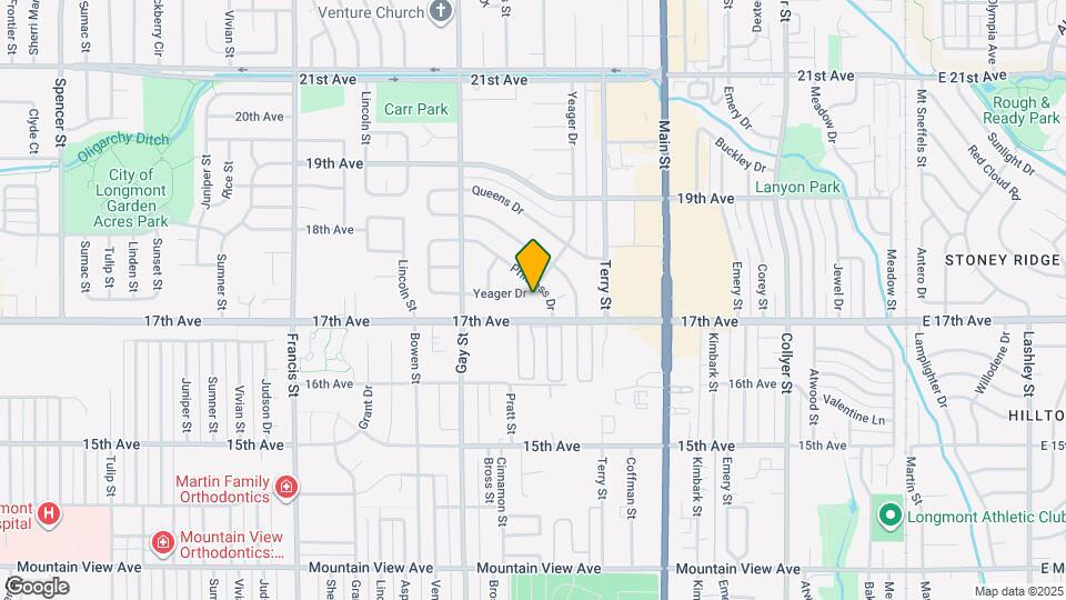 1011 Yeager Dr Map and Location Details