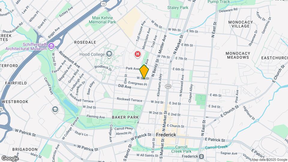 218 W 5th St Map and Location Details