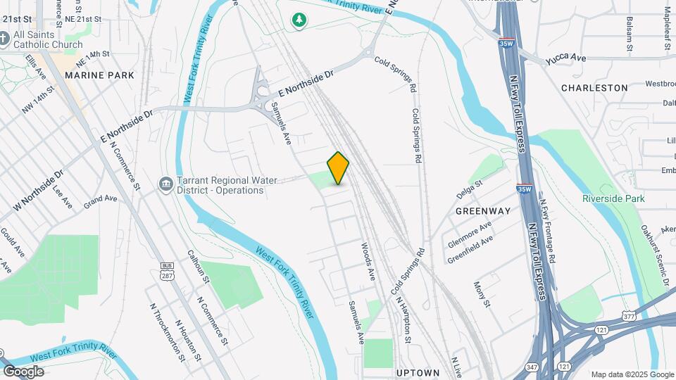 1101 Poindexter St Map and Location Details