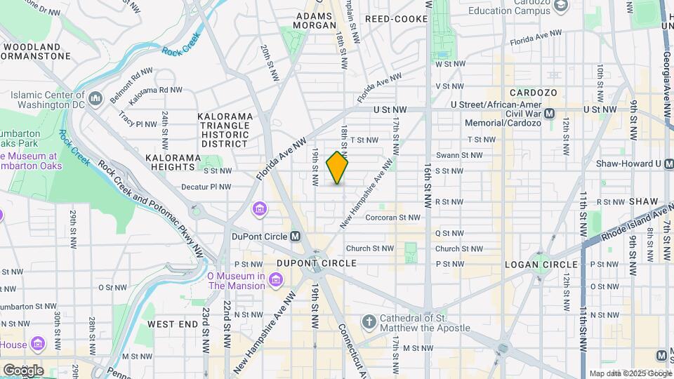 1808 Riggs Pl NW Map and Location Details