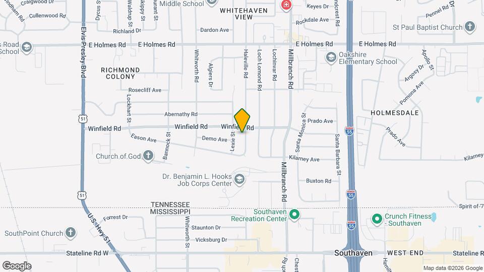 5437 Haleville Rd Map and Location Details