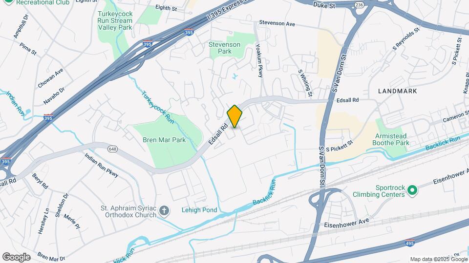 6230 Edsall Rd Map and Location Details
