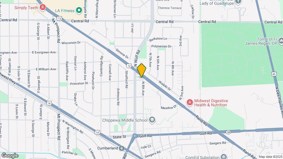 570 Princeton St Map and Location Details